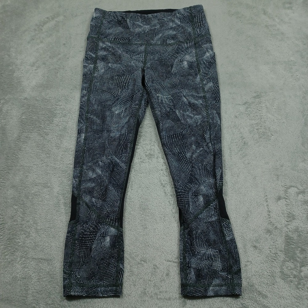 Lululemon Pants Womens 6 Gray Pace Rival Cropped Pull On‎ Activewear Pocket